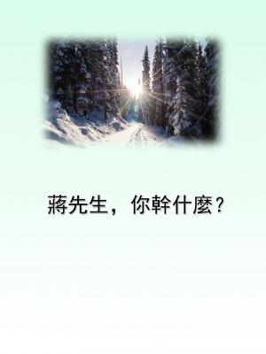 蔣先生，你幹什麼？