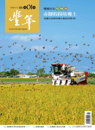 豐年 105/01/01 第66卷01期 種植安全有機米 赤腳敢踩故鄉土