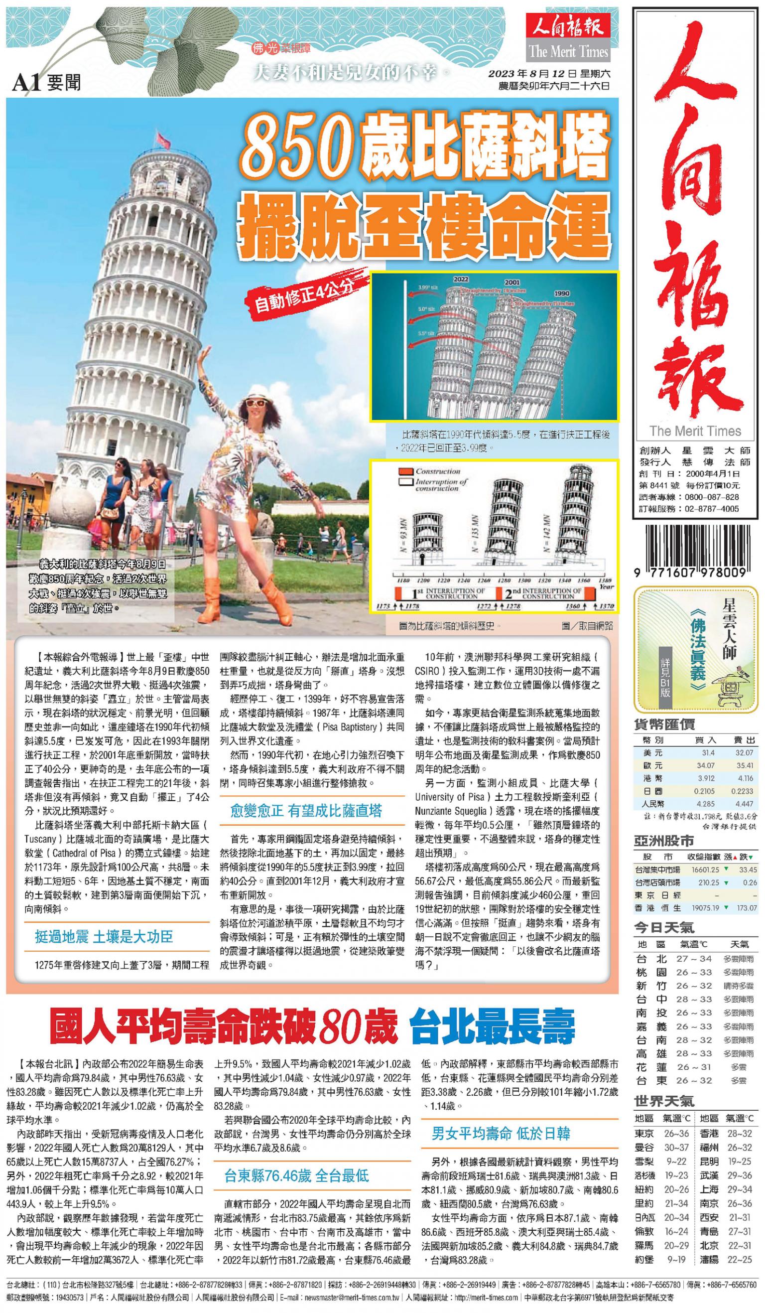 人間福報 [2023年08月12日]