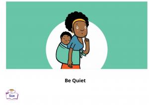 Be quiet 英語有聲繪本