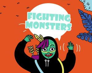 Fighting Monsters 英語有聲繪本