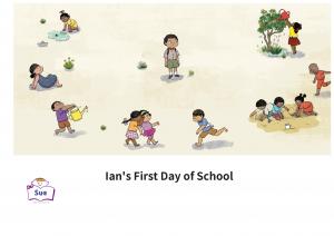 Ian's First Day of School 英語有聲繪本