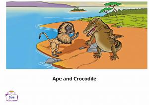 Ape and Crocodile 英語有聲繪本