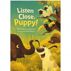 Listen Close, Puppy! 英語有聲繪本