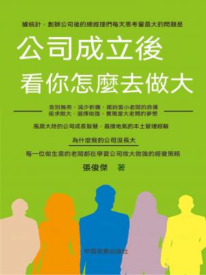 公司成立後，看你怎麼去做大