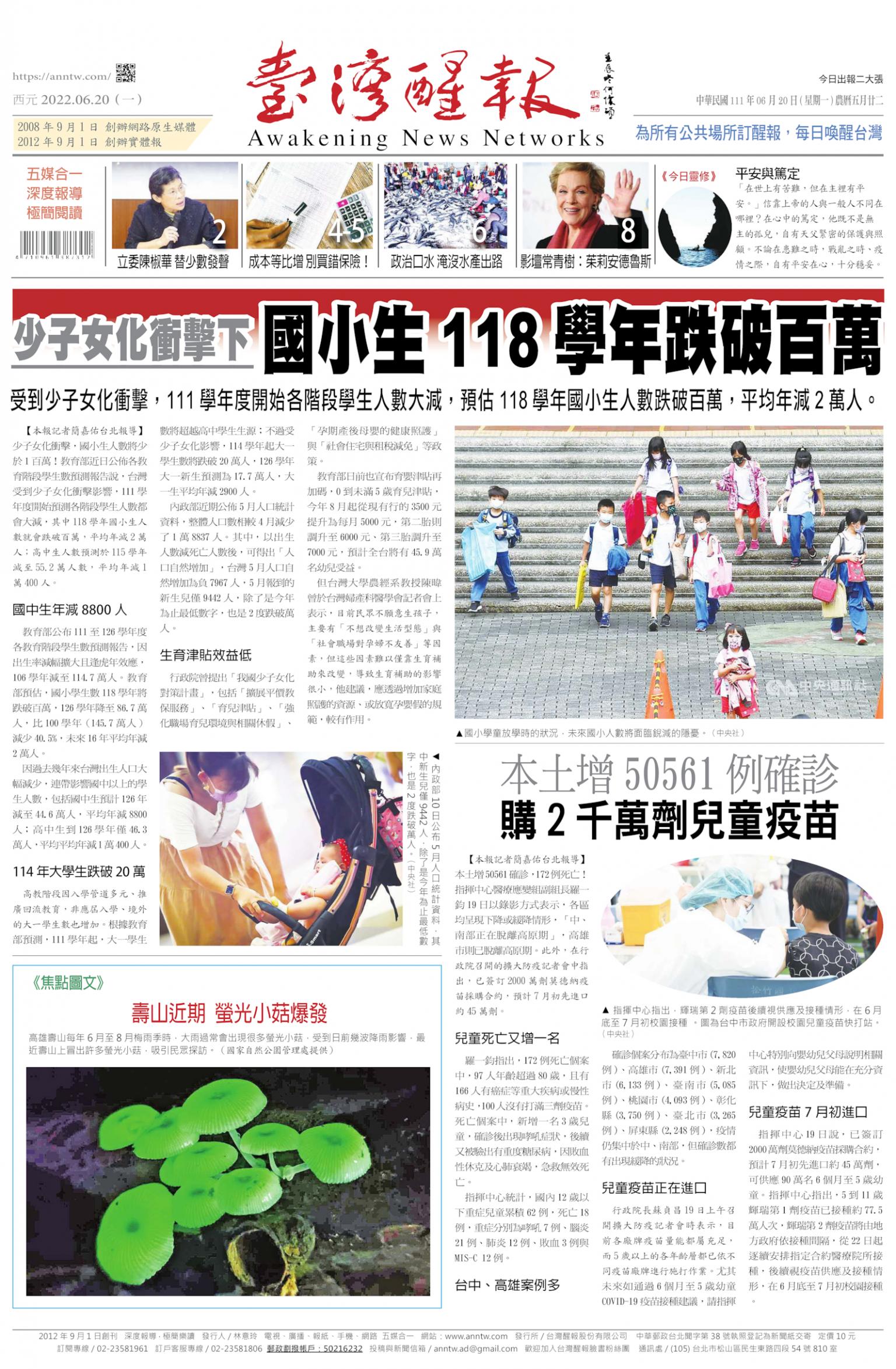 台灣醒報 [2022/06/20]