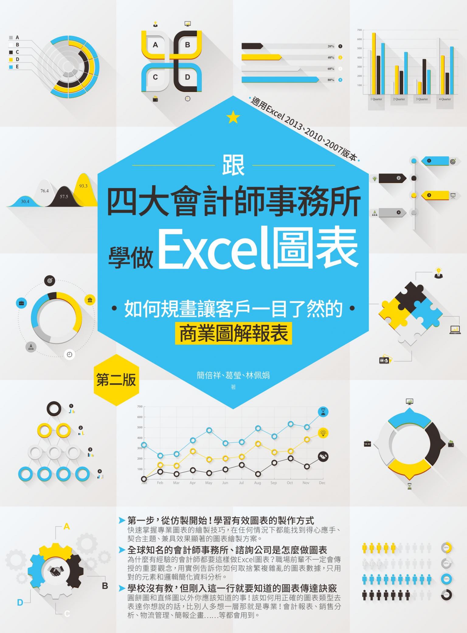 跟四大會計師事務所學做Excel圖表：如何規畫讓客戶一目了然的商業圖解報表 第二版