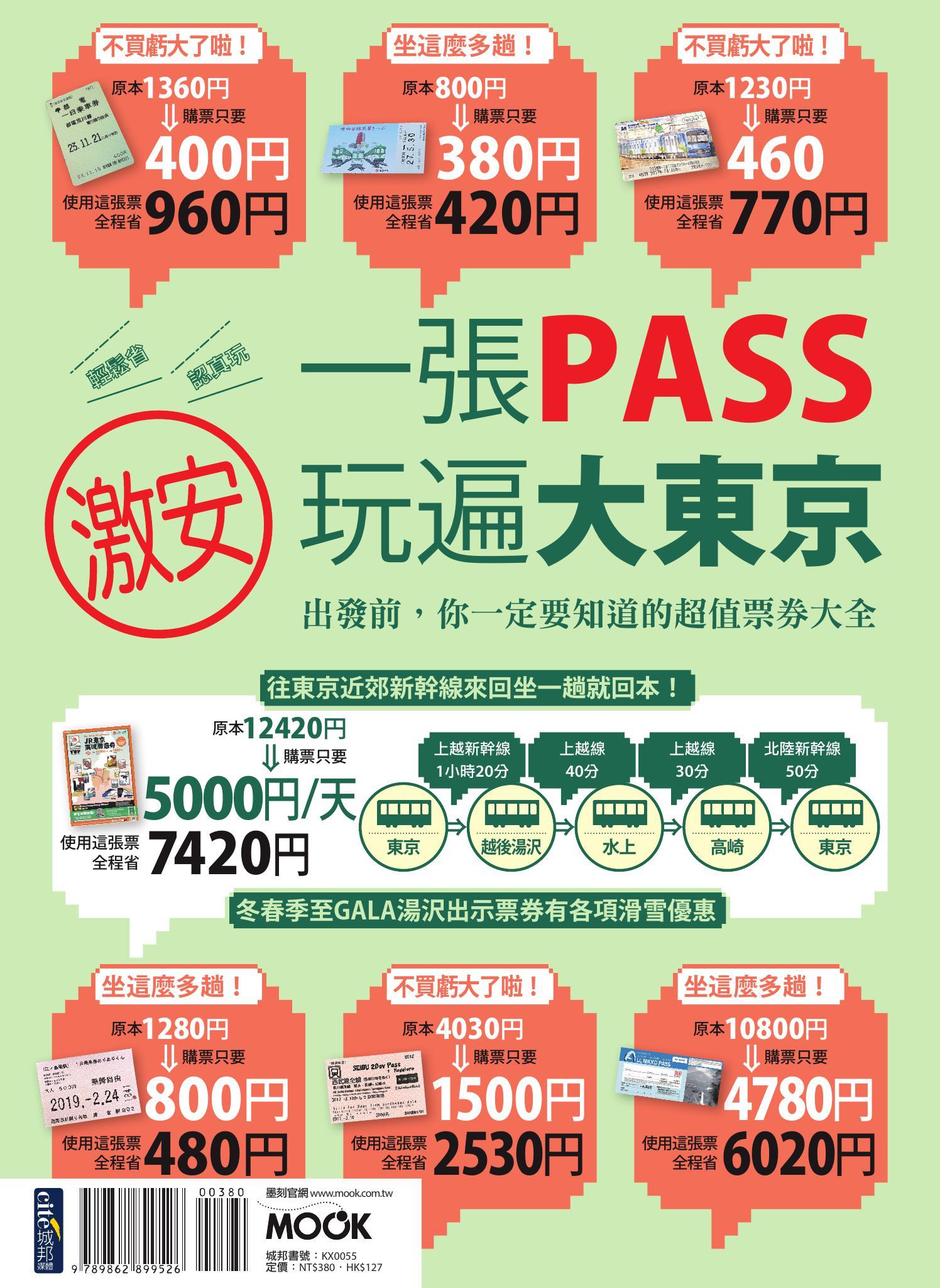一張PASS玩遍大東京