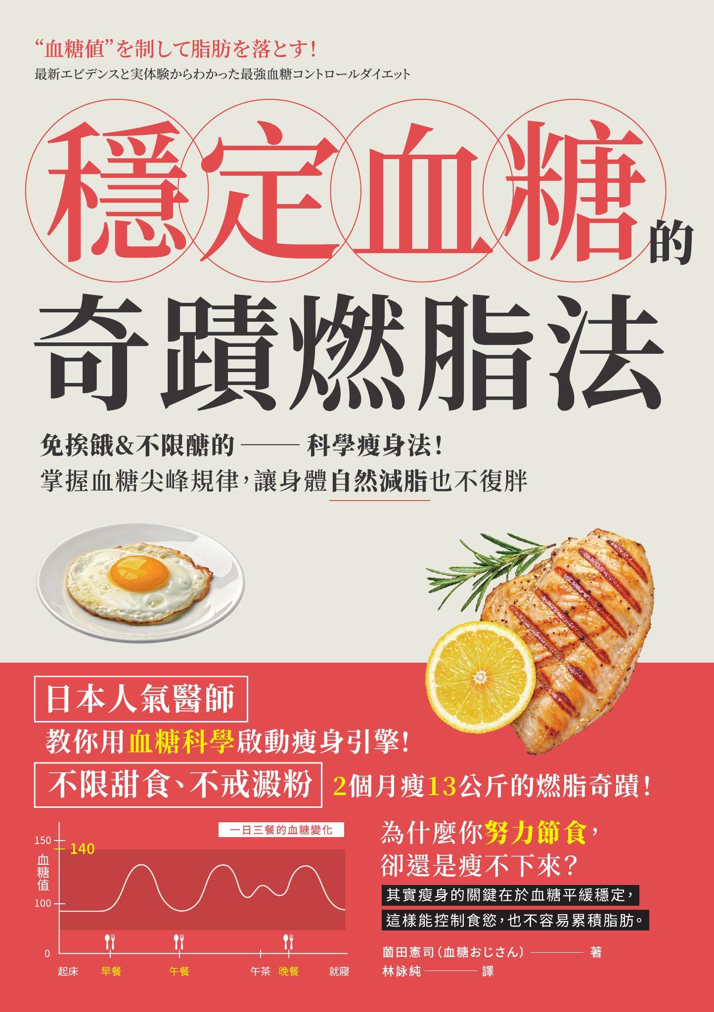 穩定血糖的奇蹟燃脂法：免挨餓&不限醣的科學瘦身法！掌握血糖尖峰規律，讓身體自然減脂也不復胖