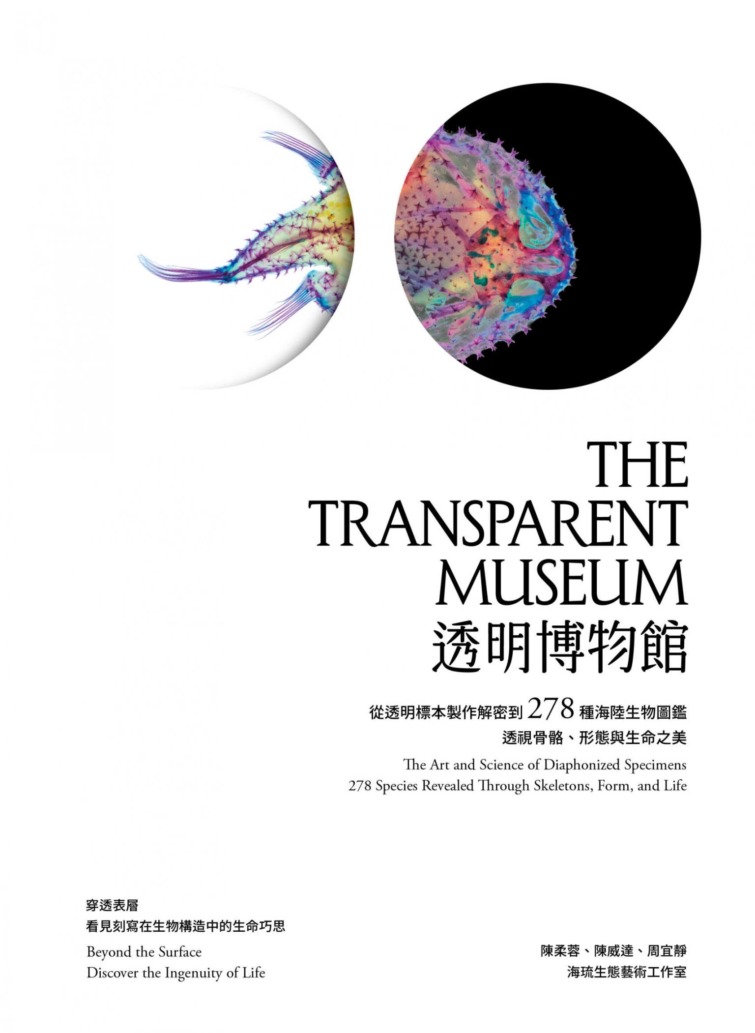 透明博物館：從透明標本製作解密到278種海陸生物圖鑑，透視骨骼、形態與生命之美