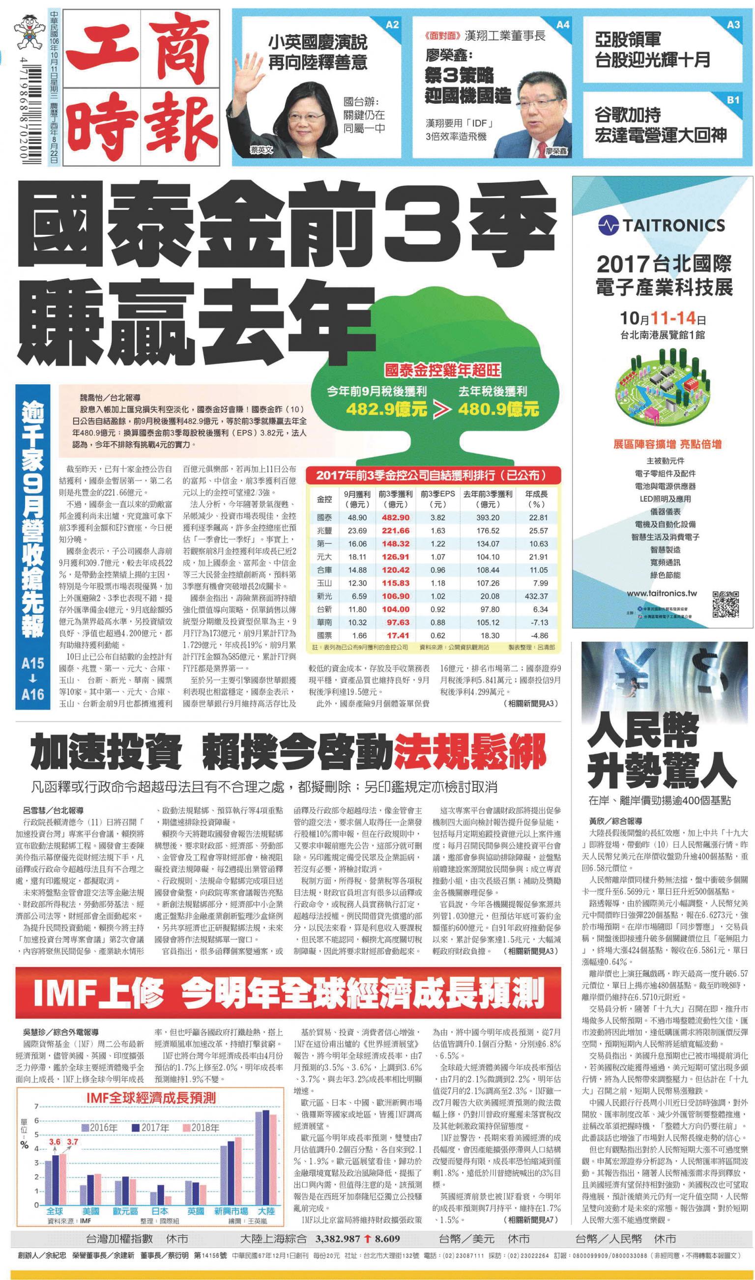 工商時報(1011 EPUB完整版)
