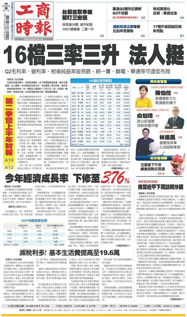 工商時報(0813 EPUB完整版)