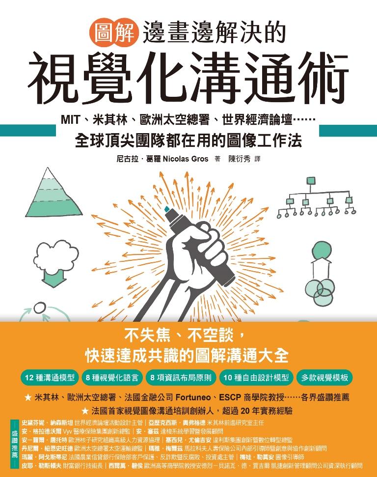 【圖解】邊畫邊解決的視覺化溝通術：MIT、米其林、歐洲太空總署、世界經濟論壇⋯⋯全球頂尖團隊都在用的圖像工作法