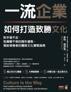 一流企業如何打造致勝文化：對手偷不走、危機擊不倒的隱形優勢，寫給領導者的團隊文化實戰指南