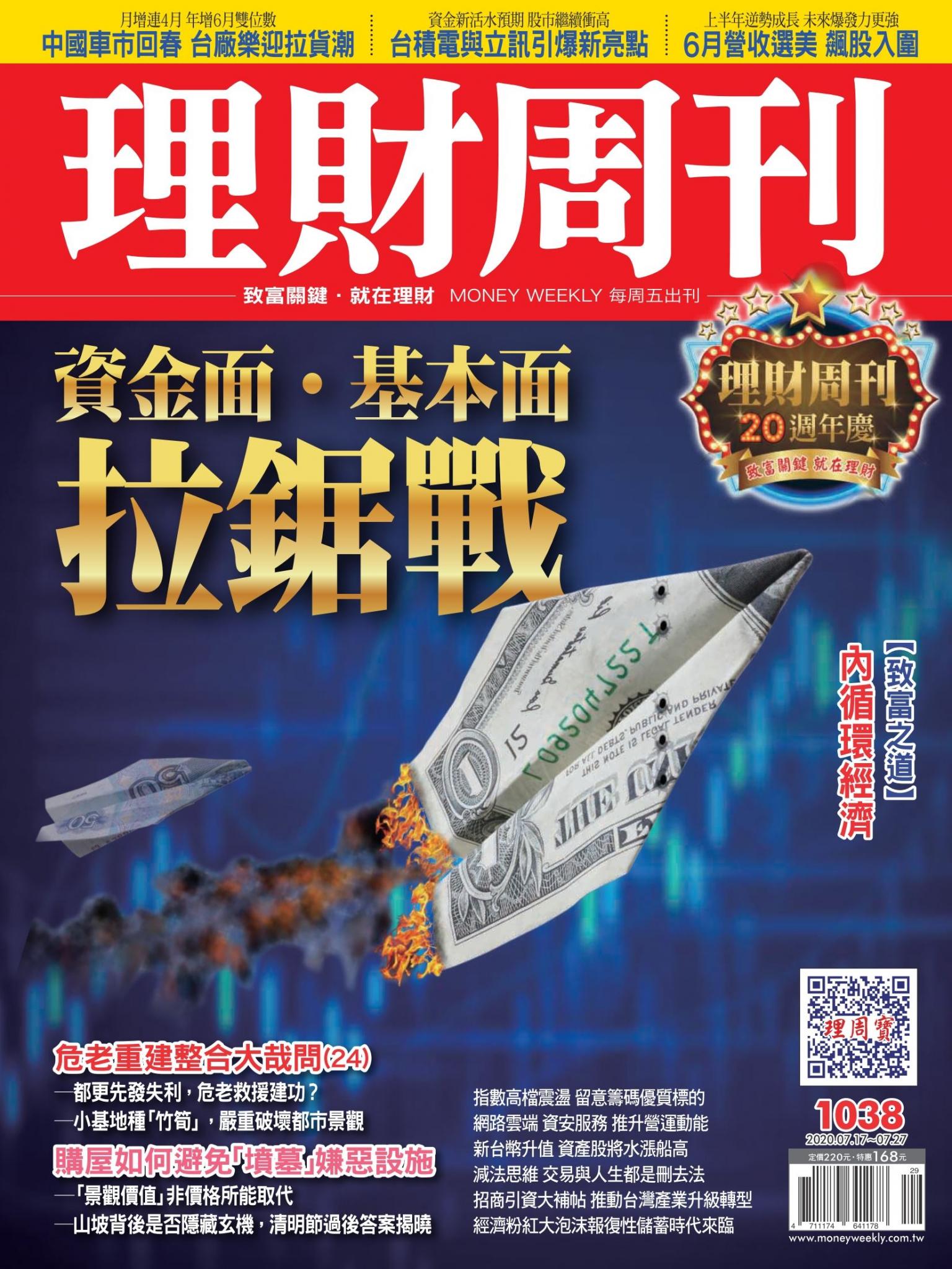 理財周刊1038期：資金面˙基本面 拉鋸戰