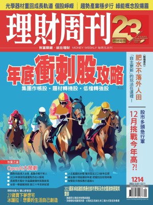 理財周刊1214期：年底衝刺股攻略 集團作帳股．題材轉機股．低檔轉強股