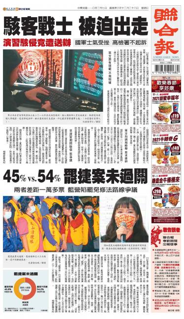 聯合報 20210207