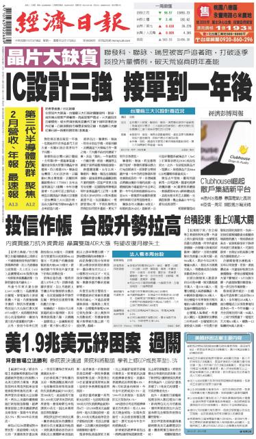 經濟日報 20210308
